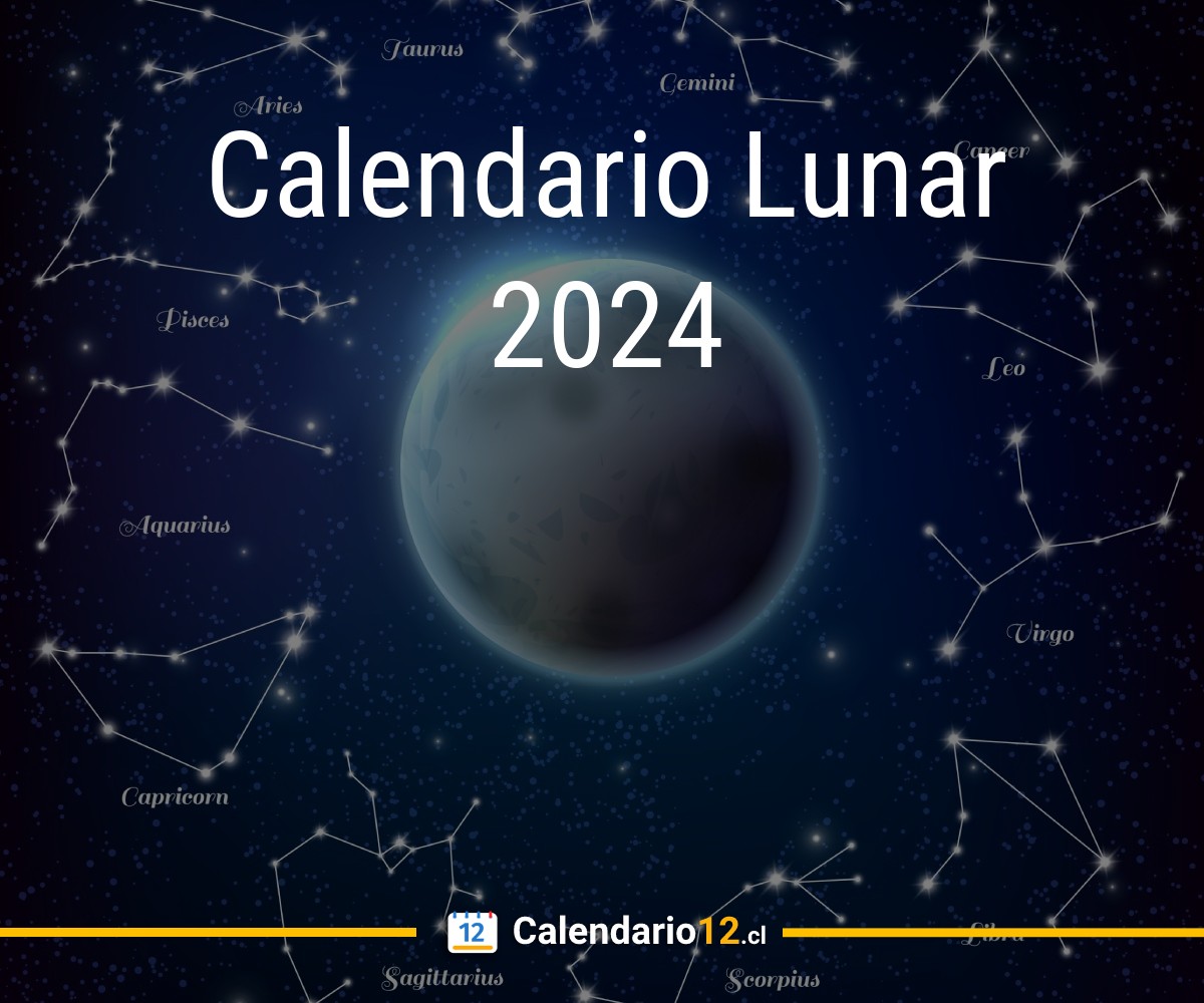 Calendario Lunar Enero 2024 ⬅️ —